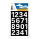 Herma 4170 0-9 etiketten | 25 mm | wit | 32 etiketten | HER4170
