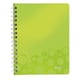 Leitz collegeblok 4641 WOW | A5 | geruit | groen metallic | 80gr. | 80 vel | LEI46410064