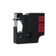 DYMO S0720570 / 45017 tape zwart op rood 12mm (huismerk)
