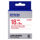 Afbeelding van Epson LK-5WRN standard tape rood op wit 18mm (origineel)