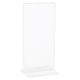 Afbeelding van Deflecto folderhouder met T-voet | 1/3 A3 | acryl | transparant | staand
