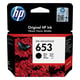 Afbeelding van HP 3YM75AE nr. 653 inktcartridge zwart (origineel)
