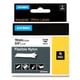 Afbeelding van DYMO S0718120 / 18489 IND Rhino tape flexibel nylon zwart op wit 19mm (origineel)