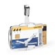 Durable 890223 RFID Secure naambadge duo met klem | transparant | 10 stuks | DUR890223