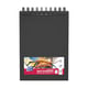 Afbeelding van Oxford schetsboek | hardcover | A5 | spiraal | zwart | 225gr. | 40 vel
