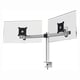 Durable 508523 Pro monitorarm | 2 monitoren | tot 27 inch | zilver | tot 8 kilo | DUR508523