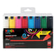 POSCA PC-7M verfmarkerset | 4,5 - 5,5 mm | rond | 8 stuks | POSPC7M/8AASS18
