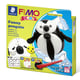 Fimo 8035 18 funny penguin | kids set | boetseerklei | 84 gram | STA803518