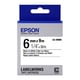 Afbeelding van Epson LK-2WBN standard tape zwart op wit 6mm (origineel)
