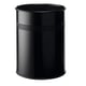 Durable 330001 vuilnisbak | metaal | geperforeerd | zwart | 15 liter | DUR330001