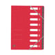 Oxford 400116253 Top File+ sorteermap | A4 | karton | rood | 8 tabs | OXF400116253