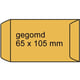Afbeelding van Raadhuis loonzakje | gegomd | 65 mm x 105 mm | 1000 stuks