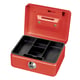 Afbeelding van Maul 5603025 stalen geldkist | metaal | rood | met slot