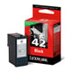 Afbeelding van Lexmark 18Y0142 nr. 42 inktcartridge zwart (origineel)