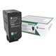 Afbeelding van Lexmark 75B20C0 toner cartridge cyaan (origineel)