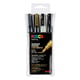 Afbeelding van POSCA PC-3M verfmarkerset | 0,9 - 1,3 mm | rond | 4 stuks