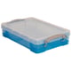 Really Useful Box opbergdoos | polypropyleen | transparant blauw | 4 liter | UB4LTB
