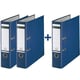 Leitz 1010 ordner | A4 | plastic | blauw | 80 mm | 3 stuks | 10105035-3