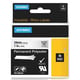 Afbeelding van DYMO 1805433 IND Rhino tape permanent polyester zwart op transparant 24mm (origineel)