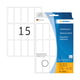 Herma 10610 multifunctionele etiketten | verwijderbaar | 20 x 50 mm | wit | 360 etiketten | HER10610