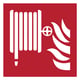 Afbeelding van Djois waarschuwingsbord brandhaspel | kunststof | rood/wit | 200 x 200 mm
