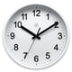 Afbeelding van NeXtime wandklok | kunststof | wit | 25,5 cm