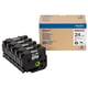 Afbeelding van Brother HGe-M951V5 hoge resolutie tape zwart op mat zilver 24mm x 8m 5 stuks (origineel)