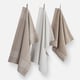 Afbeelding van Walra Doekenset | Set 3 stuks | Taupe en Wit