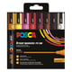 Posca PC-5M verfmarkerset warme kleuren | 1,8 – 2,5 mm | rond | 8 stuks | POSPC5M15N
