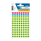 Afbeelding van Herma 4129 1 t/m 160 etiketten | 8 mm | assorti kleuren | 480 etiketten