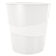 Leitz 5278 WOW papiermand | polystyreen | metallic wit | 15 liter | LEI52781001