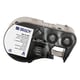 Afbeelding van Brady M4-72-461 gelamineerde polyester labels zwart op wit/transparant | 44,45 mm x 12,7 mm (origineel)