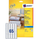 Avery Zweckform J8651-25 adresetiketten | 38,1 mm x 21,2 mm | 1625 etiketten | AVEJ8651-25