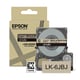 Afbeelding van Epson LK-6JBJ matte tape zwart op beige 24 mm (origineel)