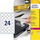 Afbeelding van Avery Zweckform L6112-20 anti-fraude etiketten | 40 mm | 480 etiketten