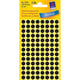 Avery Zweckform 3009 markeringspunten | 8 mm | zwart | 416 etiketten | AVE3009