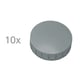 Afbeelding van Maul magneten | grijs | 15 mm | 10 stuks