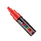 POSCA PC-8K verfmarker | rood | beitel punt | 8 mm | POSPC8KR
