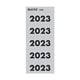 Leitz zelfklevende jaartal etiketten | 2023 | Grijs | 100 stuks | LEI14230085