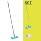 Afbeelding van Leifheit vloerwisser set | clean & away | met 5 stofdoekjes