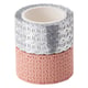 Afbeelding van Folia washi tape | roze en zilver | 5 meter | 2 stuks
