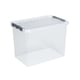 Sunware Q-line opbergdoos | transparant | 72 liter | SUN83600609