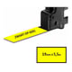 Afbeelding van DYMO S0718470 / 18433 IND Rhino tape vinyl zwart op geel 19mm (huismerk)