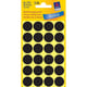 Avery zweckform 3003 markeringspunten | 18 mm | zwart | 96 etiketten | AVE3003