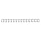 Afbeelding van GBC 4400026 metalen draadrug | A5 | metaal | zilver | tot 55 vel | 100 stuks