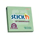 Afbeelding van Stick'n memoblok | 360 graden lijmrand | 76 x 76 mm | groen | 100 vel