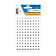 Afbeelding van Herma 4128 1 t/m 540 etiketten | 8 mm | wit/zwart | 540 etiketten