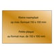 Posthumus gegraveerde naamplaat | messing | zelfklevend | 150 x 100 mm | POST612015