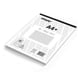 Simply Schrijfblok | A4 | geruit 5 mm | 60 gr. | 100 vel | 5 stuks | SIM363307