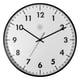 Afbeelding van NeXtime wandklok | kunststof | zwart | 40 cm